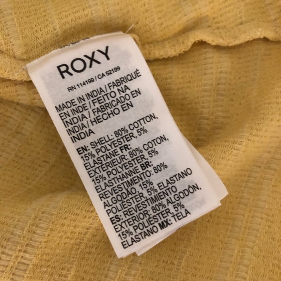 Roxy Hanging Ten Smocked Mini Dress. Size Medium - Picture 8 of 11
